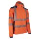 NEBULO FLUO NARANCS/SÖTÉTKÉK SOFTSHELL KABÁT_4XL