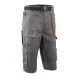 Bermuda long PADDOCK II gris-orange 6XL