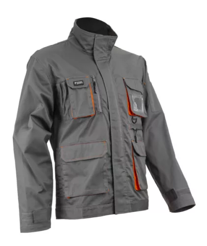 Veste PADDOCK II gris-orange S