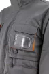 Veste PADDOCK II gris-orange S