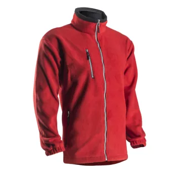 Veste ANGARA polaire 450 g/m2 rouge, L