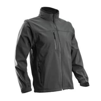 YANG veste 2/1 grise Softshell  manches amovibles T.L