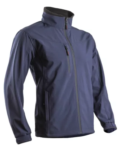 VESTE YANG SOFTSHELL II BLEU S.M