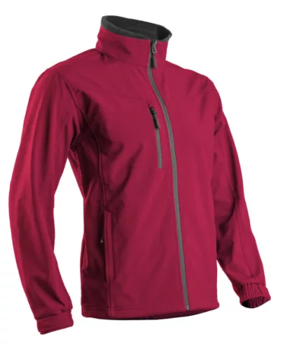 VESTE YANG SOFTSHELL II ROUGE S.3XL