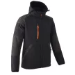 YUKI II Veste Softshell Noire/Citrouille taille S
