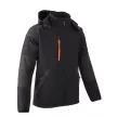 YUKI II Veste Softshell Noire/Citrouille taille S