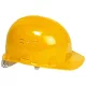 Casque de chantier, jaune