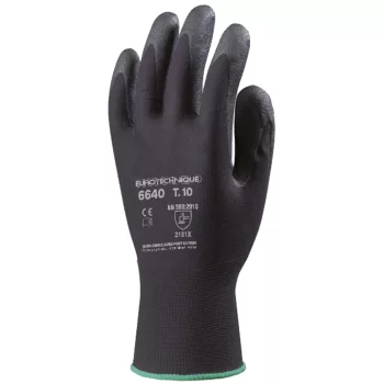   SZERELŐKESZTYŰ, PES, FEKETE HP HABOSÍTOTT PVC TENYÉRREL_7