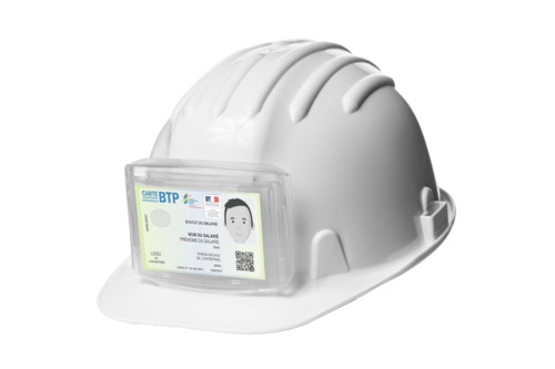 NÉVTÁBLA TARTÓ IPARI VÉDŐSISAKHOZ