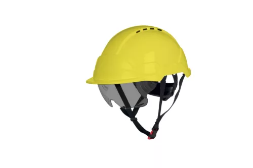 PHOENIX WIND SÁRGA ABS VÉDŐSISAK, SZELLŐZŐ, SÖTÉT SZEMÜVEG