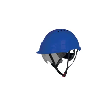   PHOENIX WIND KÉK ABS IPARI VÉDŐSISAK, SZELLŐZŐ, SÖTÉT SZEMŰV