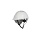 Casque de sécurité PHOENIX WIND ABS blanc LUNETTES TEINTEES