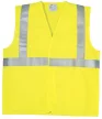 ECO hi-viz sÁrga mellény, hevederrel, XL osztály 2