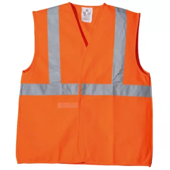 ECO hi-viz narancs mellény, vállpánttal, XL, 2. osztály