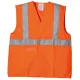 ECO hi-viz narancs mellény, vállpánttal, XL, 2. osztály