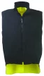 HI-WAY polár mellény, sÁrga, poliészter bélés, 3M XXXL