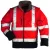 Veste Softshell STATION 2/1 rougeHV/marine - L
