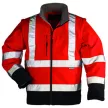 Veste Softshell STATION 2/1 rougeHV/marine - L
