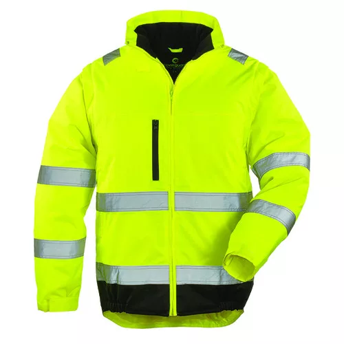 HI-WAY Xtra veste 2/1 polyester hiviz jaune, 3M, S classe 2