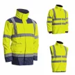 KANATA 4/1 HI-VIZ SÁRGA/KÉK PE KABÁT_XS