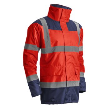 KETA  HI-VÍZ PIROS VÉDŐKABÁT_L