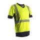 KOMY T-shirt hi-viz jaune/marine poly-coton , S classe 2