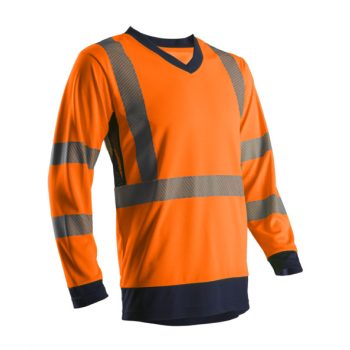 SUNO HI-VIZ NARANCS HOSSZÚ UJJÚ PÓLÓ_L