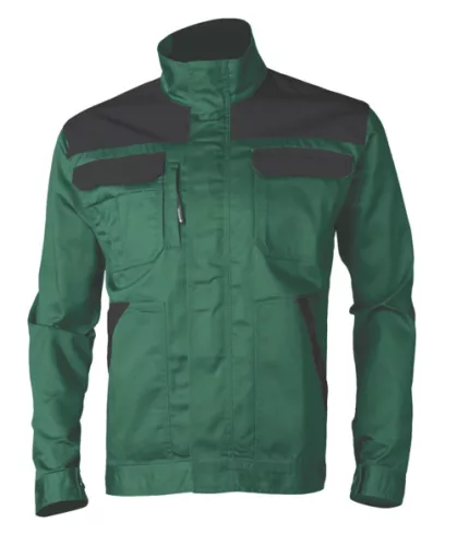 Veste COMMANDER 100% coton vert L