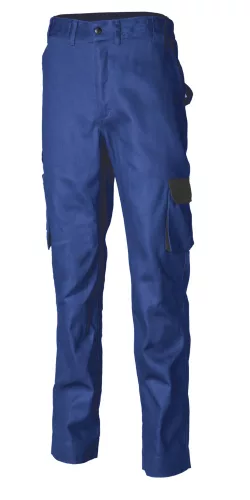 Pantalon COMMANDER 100% coton bleu roi XXXXL
