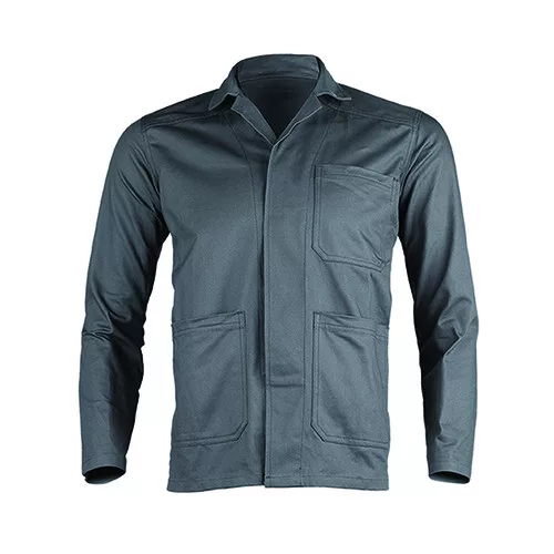 INDUSTRY Veste grise 65-35%poly-coton, 245 g/m2, M