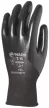 SZERELŐKESZTYŰ, SZÜRKE PA/FEKETE NITRIL MÁRTÁS, 3/4 HÁT_BLIS