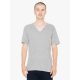 American Apparel AATR461 UNISEX TRI-BLEND RÖVID UJJÚ V-NYAKÚ PÓLÓ M