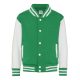 Just Hoods AWJH043J KIDS VARSITY JACKET 7/8