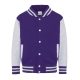 Just Hoods AWJH043J KIDS VARSITY JACKET 5/6