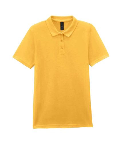 Gildan GIL64800-B3 SOFTSTYLE® LADIES' DOUBLE PIQUÉ POLO WITH 3 COLOUR-MATCHED BUTTONS 2XL