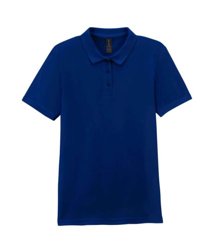 Gildan GIL64800-B3 SOFTSTYLE® LADIES' DOUBLE PIQUÉ POLO WITH 3 COLOUR-MATCHED BUTTONS M