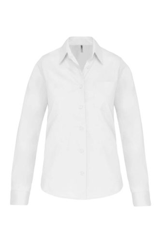 Kariban KA542 LADIES' LONG-SLEEVED COTTON POPLIN SHIRT L