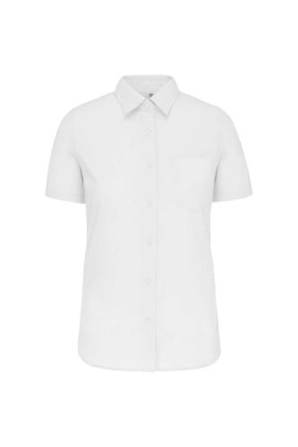Kariban KA544 LADIES' SHORT-SLEEVED COTTON POPLIN SHIRT 2XL