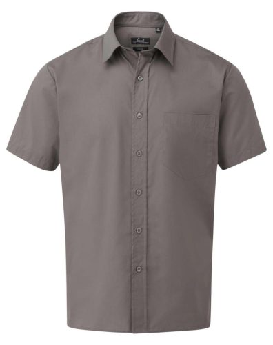 Premier PR202 MEN'S SHORT SLEEVE POPLIN SHIRT M/L