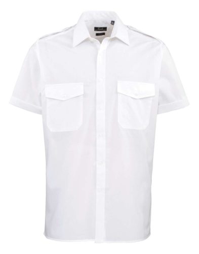 Premier PR212 MEN’S SHORT SLEEVE PILOT SHIRT L/XL