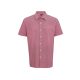 Premier PR221 MEN'S SHORT SLEEVE GINGHAM COTTON MICROCHECK SHIRT S