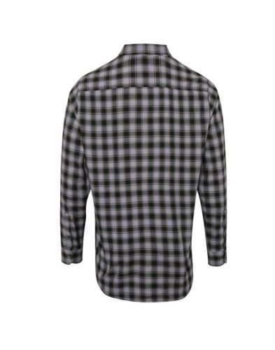 Premier PR250 'MULLIGAN' CHECK - MEN'S LONG SLEEVE COTTON SHIRT L