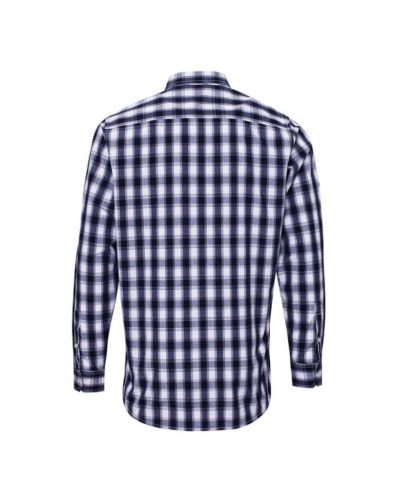Premier PR250 'MULLIGAN' CHECK - MEN'S LONG SLEEVE COTTON SHIRT S