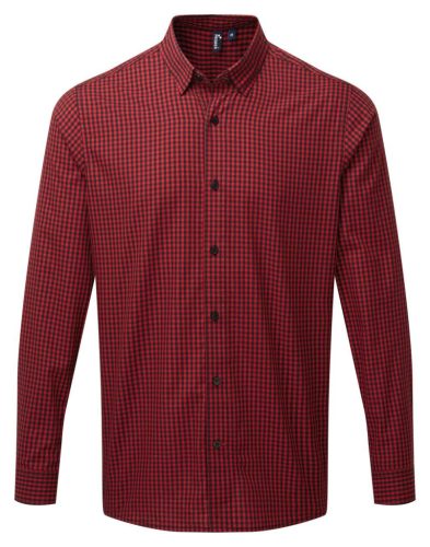 Premier PR252 'MAXTON' CHECK MEN'S LONG SLEEVE SHIRT 2XL