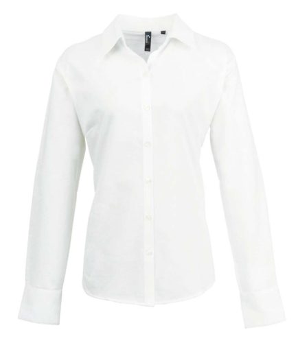 Premier PR334 WOMEN'S LONG SLEEVE SIGNATURE OXFORD BLOUSE XL