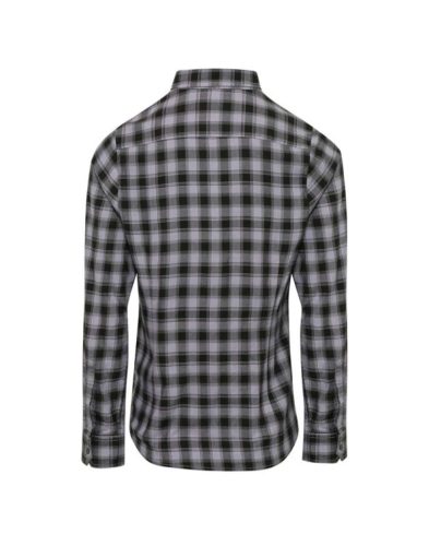 Premier PR350 'MULLIGAN' CHECK - WOMEN'S LONG SLEEVE COTTON SHIRT XL