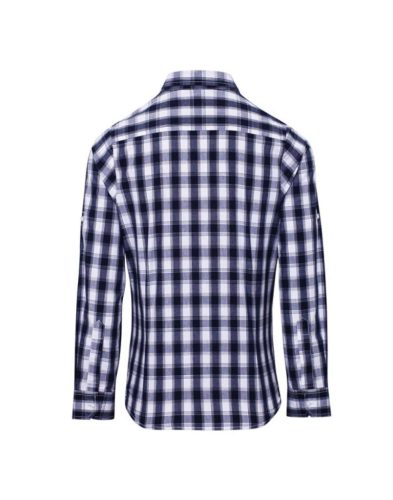 Premier PR350 'MULLIGAN' CHECK - WOMEN'S LONG SLEEVE COTTON SHIRT XL