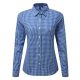 Premier PR352 'MAXTON' CHECK WOMEN'S LONG SLEEVE SHIRT 2XL