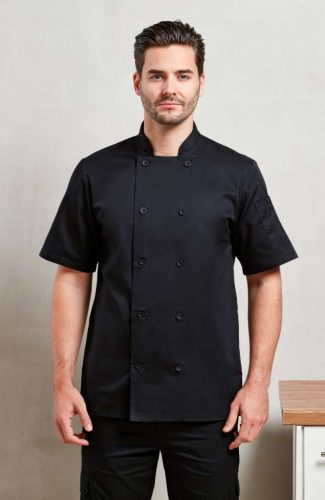 Premier PR656 SHORT SLEEVE CHEF'S JACKET L