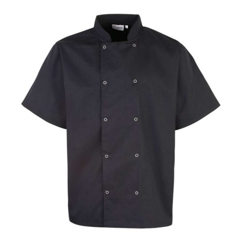 Premier PR664 CHEF'S SHORT SLEEVE STUD JACKET 2XL